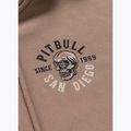 Bluza damska Pitbull Skull Surf Hooded Zip chocolate mousse 10