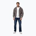 Kurtka męska Pitbull Athletic Logo Nylon Hooded taupe 2