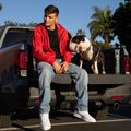 Kurtka męska Pitbull Athletic Tape Nylon Hooded red 14
