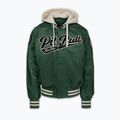 Kurtka męska Pitbull Mason San Diego Baseball Hooded bottle green/beige 4