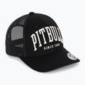 Czapka z daszkiem męska Pitbull Mesh "Pitbull Norton" Trucker Low Profile black/black