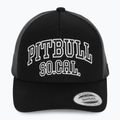 Czapka z daszkiem męska Pitbull SO.CAL. Retro Trucker black/black/white 2
