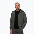 Bluza męska Pitbull Sampson Hooded Zip Sweatshirt grey/green 4