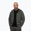 Bluza męska Pitbull Sampson Hooded Zip Sweatshirt grey/green 5
