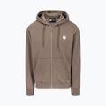 Bluza męska Pitbull Nugget Small Logo Hooded Zip brown savana 5