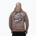 Bluza męska Pitbull Midnight Sweatshirt Hooded brown savana 3