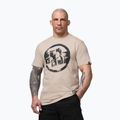 Koszulka męska Pitbull Logo Palms ultra light sand
