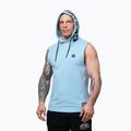 Bluza treningowa męska Pitbull Mercado Hilltop Sleeveless Hooded light blue 4