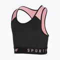 Top treningowy dziecięcy 4F JTOPD001 deep black 3