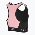 Top treningowy dziecięcy 4F JTOPD001 deep black 4