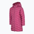 Płaszcz puchowy dziecięcy 4F JKUDP003 dark pink 4