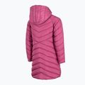 Płaszcz puchowy dziecięcy 4F JKUDP003 dark pink 5