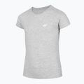 Koszulka dziecięca 4F JTSD001 cold light grey melange 3