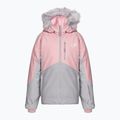 Kurtka narciarska dziecięca 4F JKUDN003 cold light grey 3