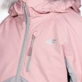 Kurtka narciarska dziecięca 4F JKUDN003 cold light grey 5