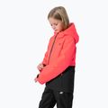 Kurtka narciarska dziecięca 4F JKUDN001 coral neon