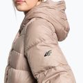 Płaszcz puchowy damski 4F KUDP018 beige 7