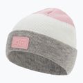 Czapka zimowa dziecięca 4F JCAD002 light pink 3