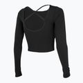 Top do jogi damski 4F TSDL019 LS deep black 4