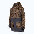Kurtka snowboardowa damska 4F KUDS002 brown allover 7