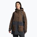 Kurtka snowboardowa damska 4F KUDS002 brown allover