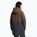 Kurtka snowboardowa damska 4F KUDS002 brown allover 3