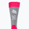 Skarpety narciarskie dziecięce 4F F028 grey/melange 4