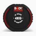 Hantel ogumowany Body Sculpture TPU BW 133 4 kg black 4
