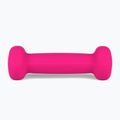 Hantel ogumowany Body Sculpture BW 513 z PVC 1 kg pink 2