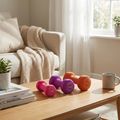 Hantel ogumowany Body Sculpture BW 513 z PVC 3 kg orange 7