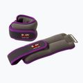 Obciążniki na nadgarstki Body Sculpture Bb 2700U 2 x 0,5 kg grey/purple