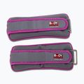Obciążniki na nadgarstki Body Sculpture Bb 2700U 2 x 0,5 kg grey/purple 2