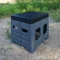 Toaleta turystyczna OFFLANDER Portable Folding Camping Toilet black 4