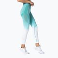 Legginsy damskie Carpatree Phase Seamless turquoise/white ombre 2