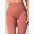 Legginsy treningowe damskie Carpatree Arcade Seamless pink/canyon rose 4