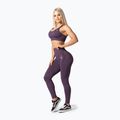 Legginsy treningowe damskie Carpatree Arcade Seamless purple/navy cosmos 3