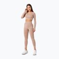 Legginsy treningowe damskie Carpatree Yasmine Seamless beige stone wash 2