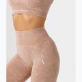 Legginsy treningowe damskie Carpatree Yasmine Seamless beige stone wash 5