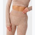 Legginsy treningowe damskie Carpatree Yasmine Seamless beige stone wash 6