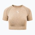 Top treningowy damski Carpatree Vibe Seamless beige melange 5