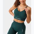 Biustonosz treningowy Carpatree Allure Seamless forest green 6