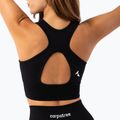 Top treningowy damski Carpatree Blaze Seamless Sleeveless sepia black 4