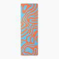 Mata do jogi/fitness FORCEBAND Abstract Orange 4 mm orange/blue