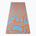 Mata do jogi/fitness FORCEBAND Abstract Orange 4 mm orange/blue 2