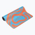 Mata do jogi/fitness FORCEBAND Abstract Orange 4 mm orange/blue 3