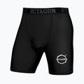 Spodenki kompresyjne męskie Octagon Logo black/white