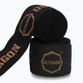 Bandaże bokserskie Octagon Fightgear Supreme Printed 500 cm black/gold 2