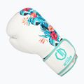 Rękawice bokserskie Octagon Legion Flower white/sea green 2