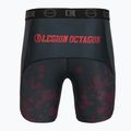 Spodenki treningowe męskie Octagon Legion Grunge black/red 2