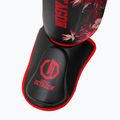 Ochraniacze piszczeli Octagon Legion Flower black/red 3
